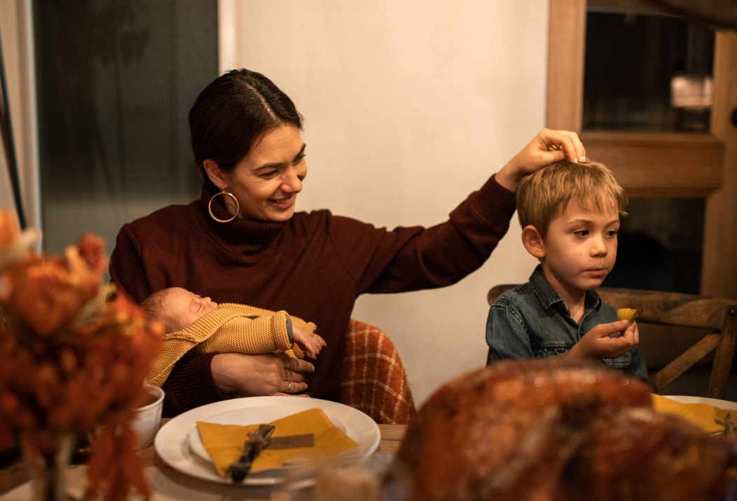 Refeições acolhedoras em família