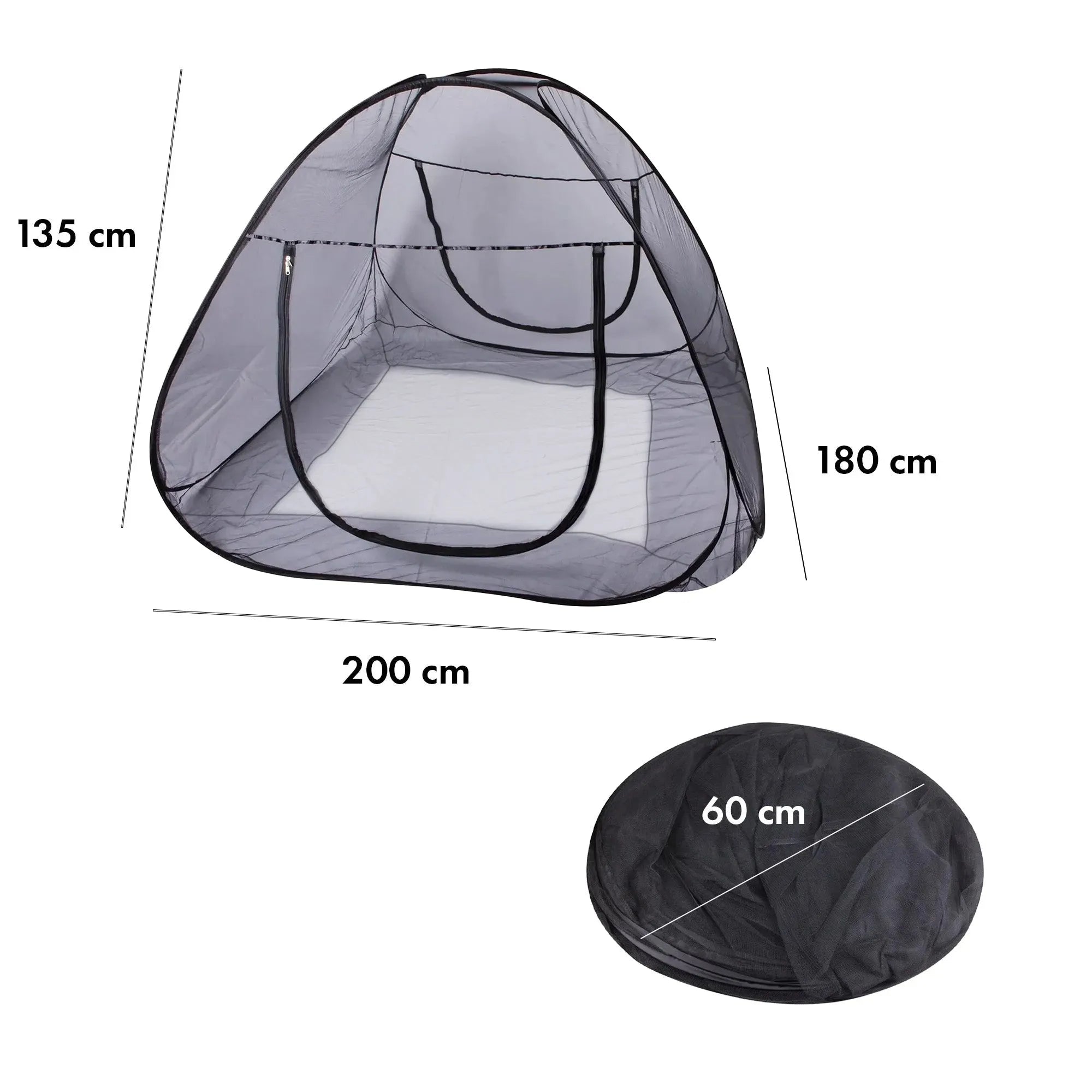 Tenda mosquiteira 2 pessoas - 200x180cm