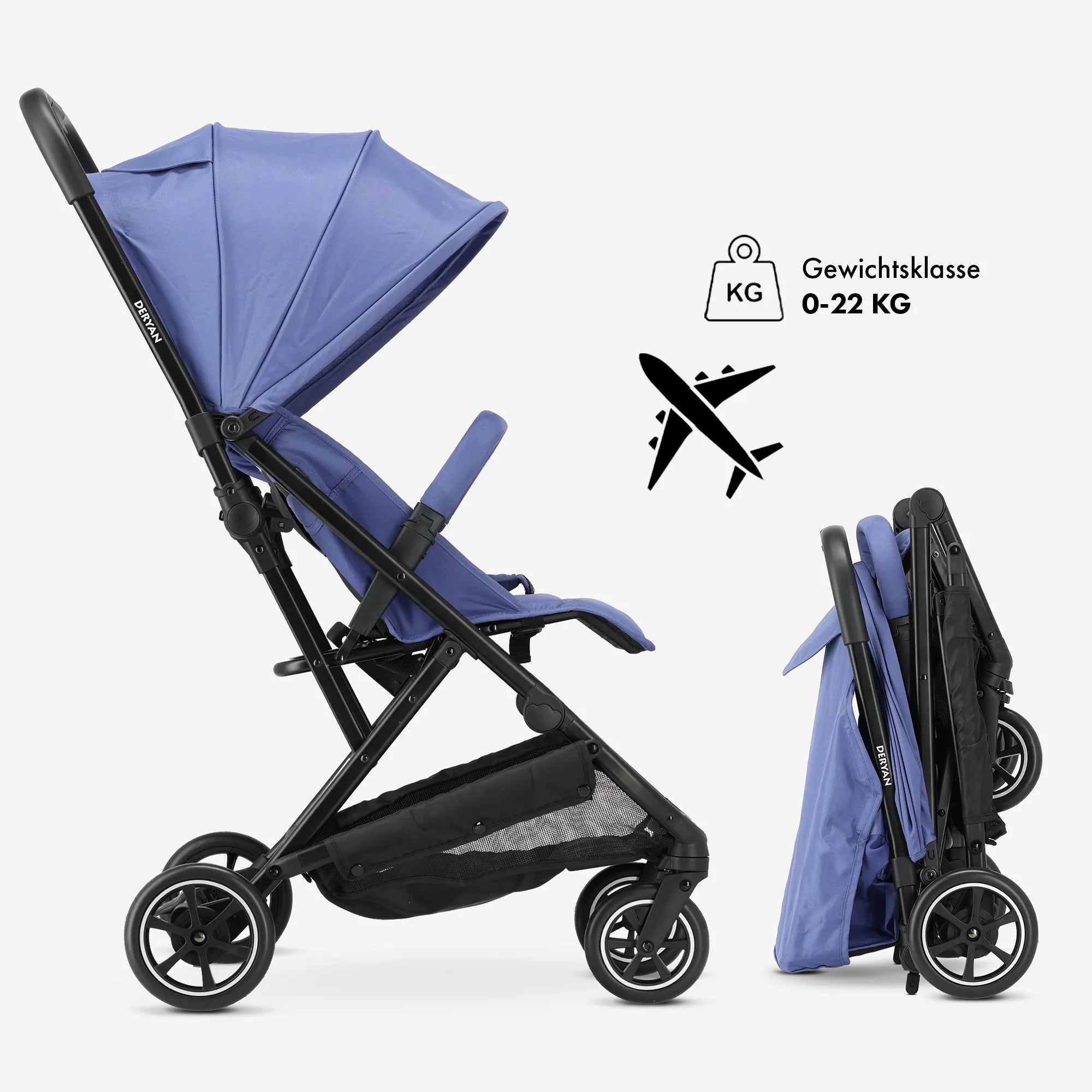 Luxe Easy Lightweight Buggy - Azul