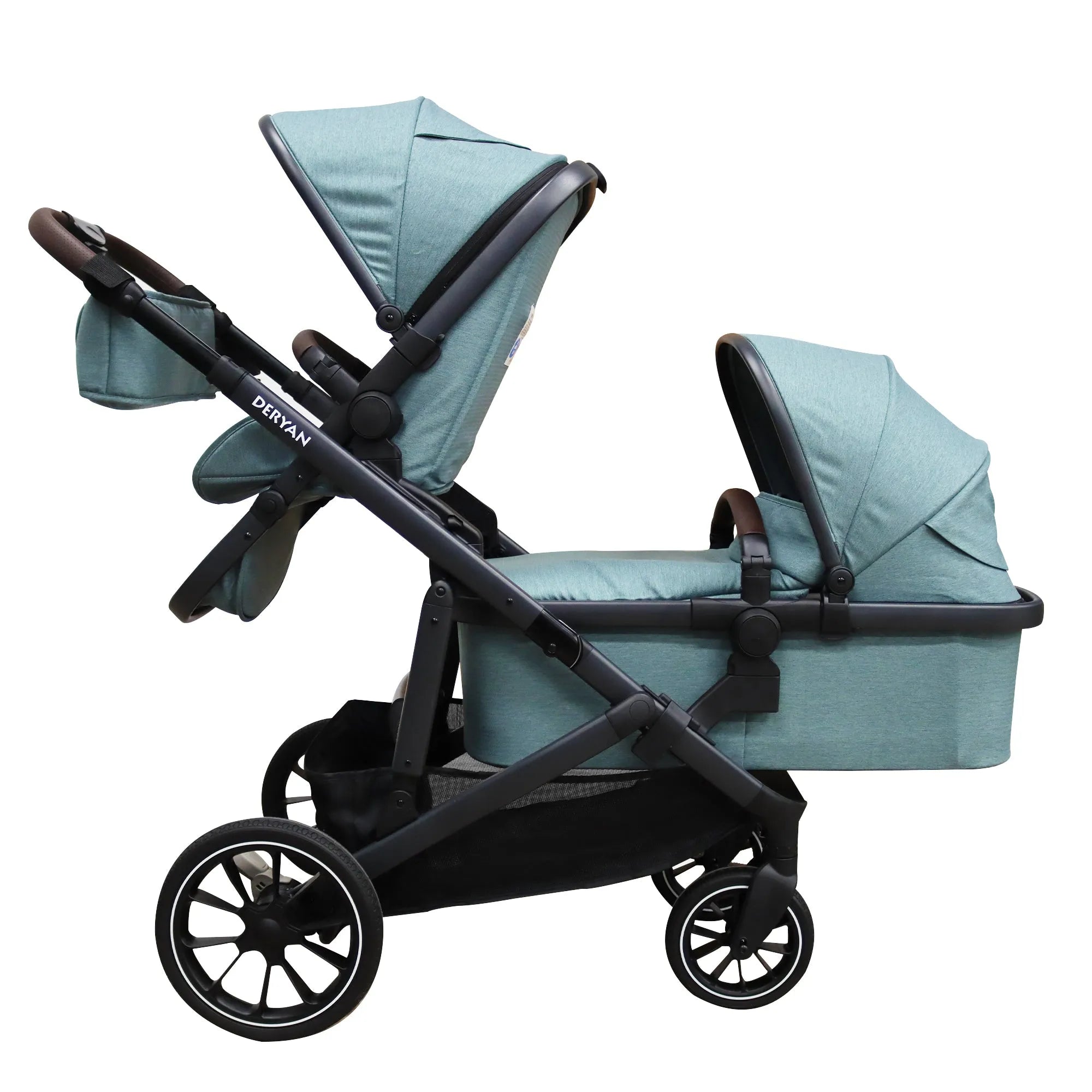 EVY V2 Kinderwagen 3 in 1 Groen