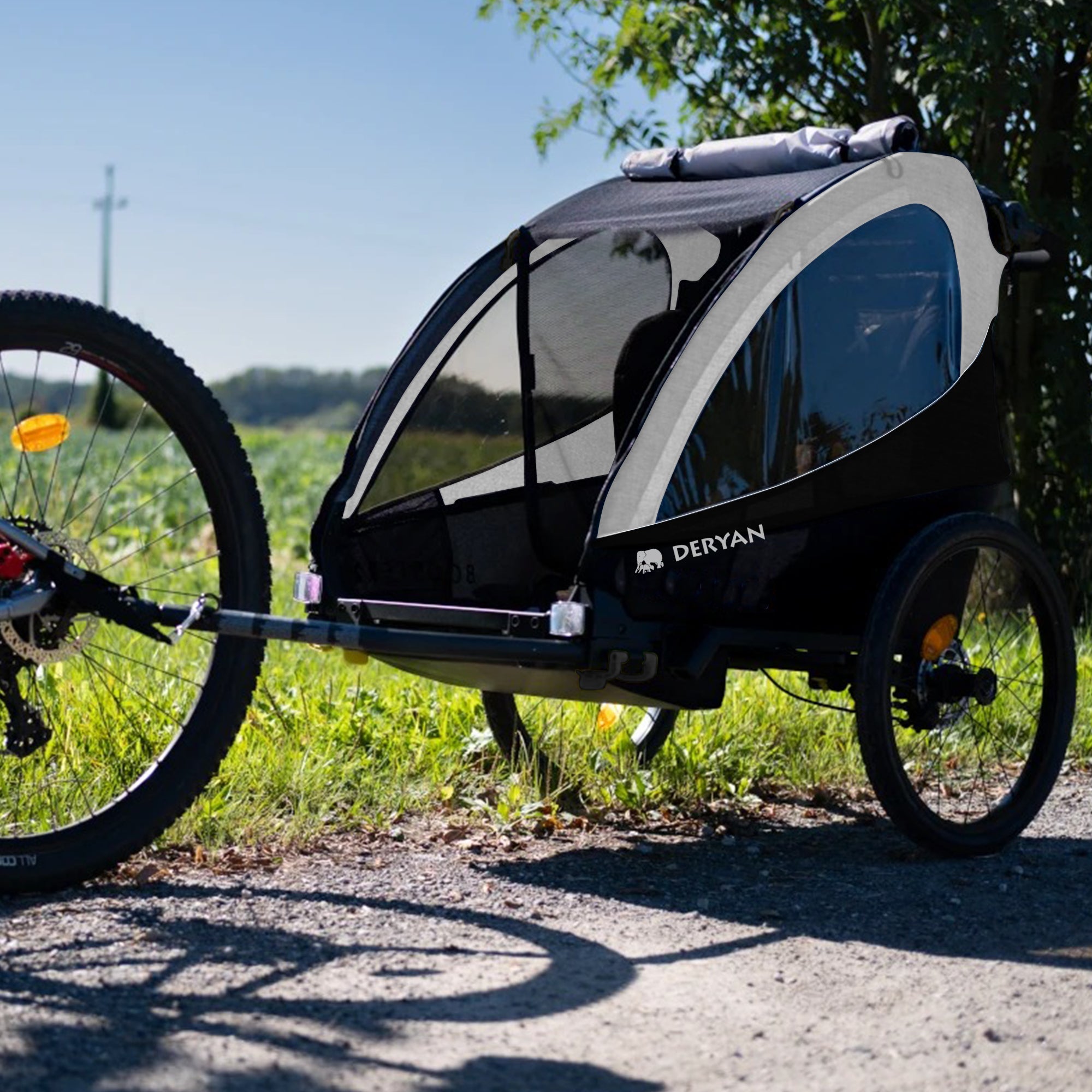 Reboque para bicicletas - Carrinho de bebé - Carrinho de bebé para jogging