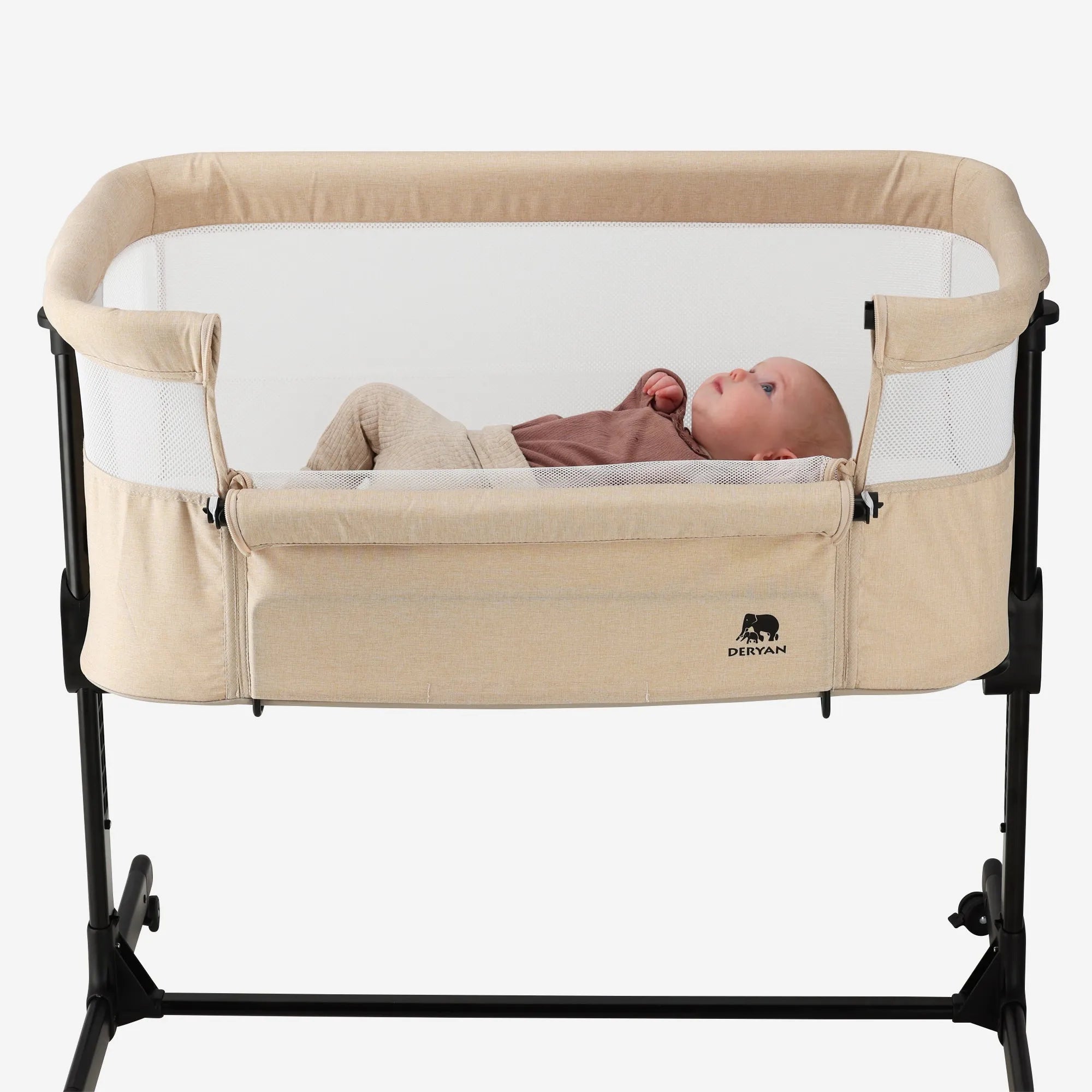 Berço Co-Sleeper Snoozy - Melange areia