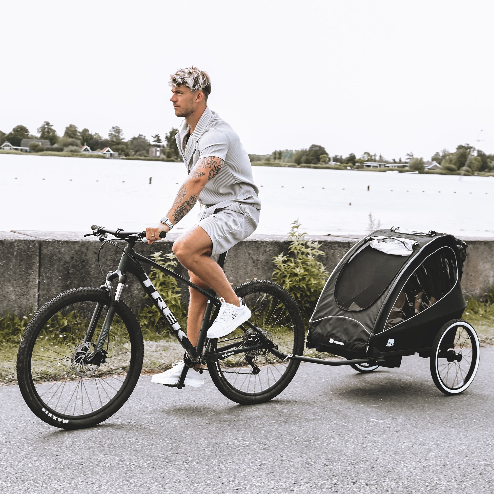 Reboque para bicicletas - Carrinho de bebé - Carrinho de bebé para jogging