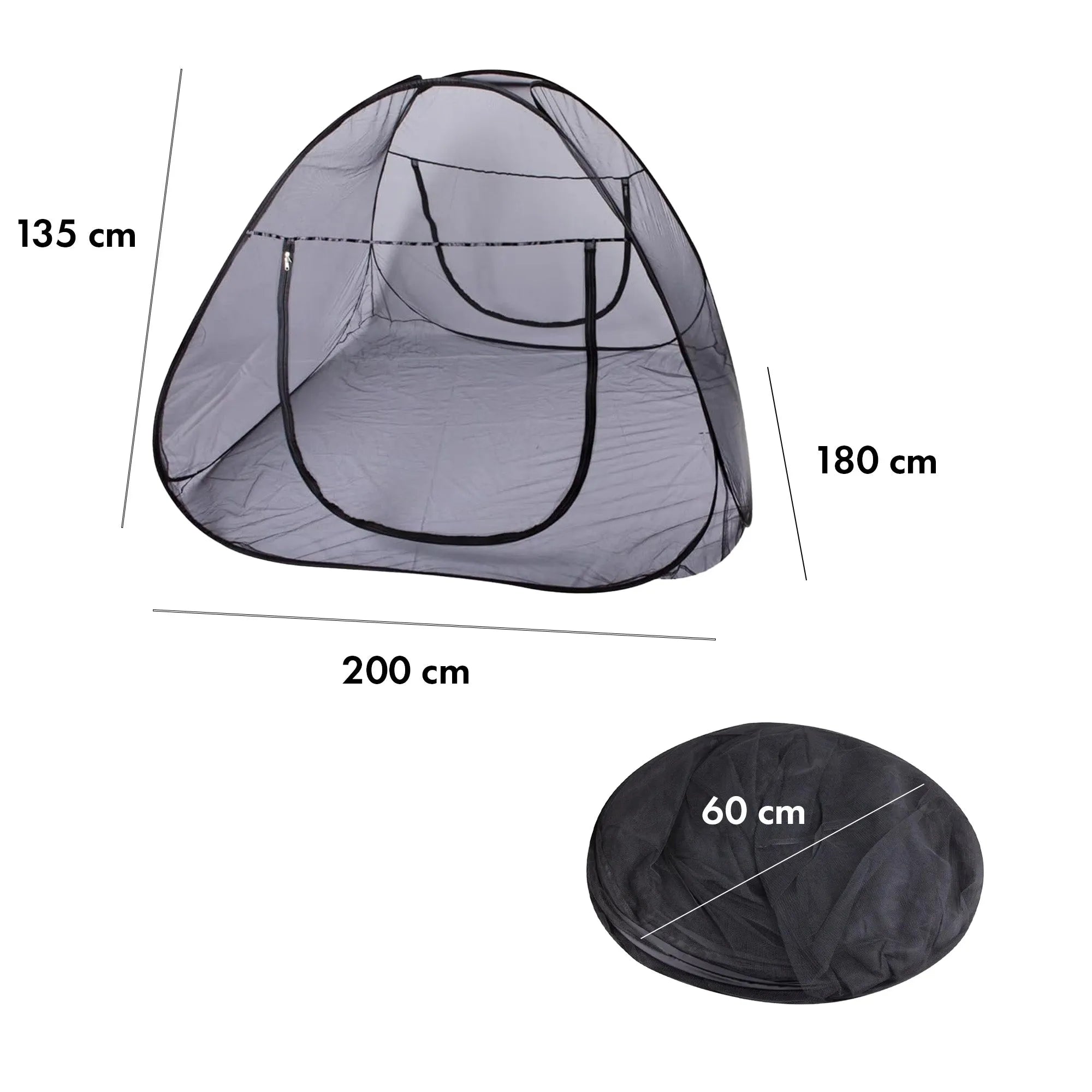 Tenda mosquiteira 2 pessoas - 200x180cm