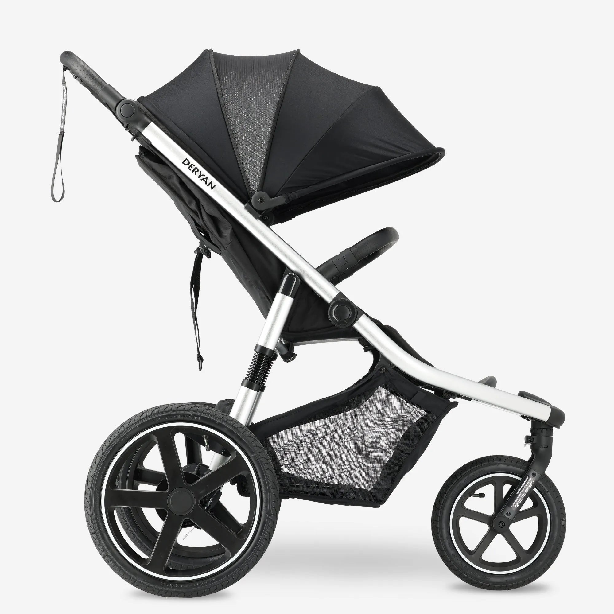 Bolt Jogging Stroller Estrutura em alumínio preto