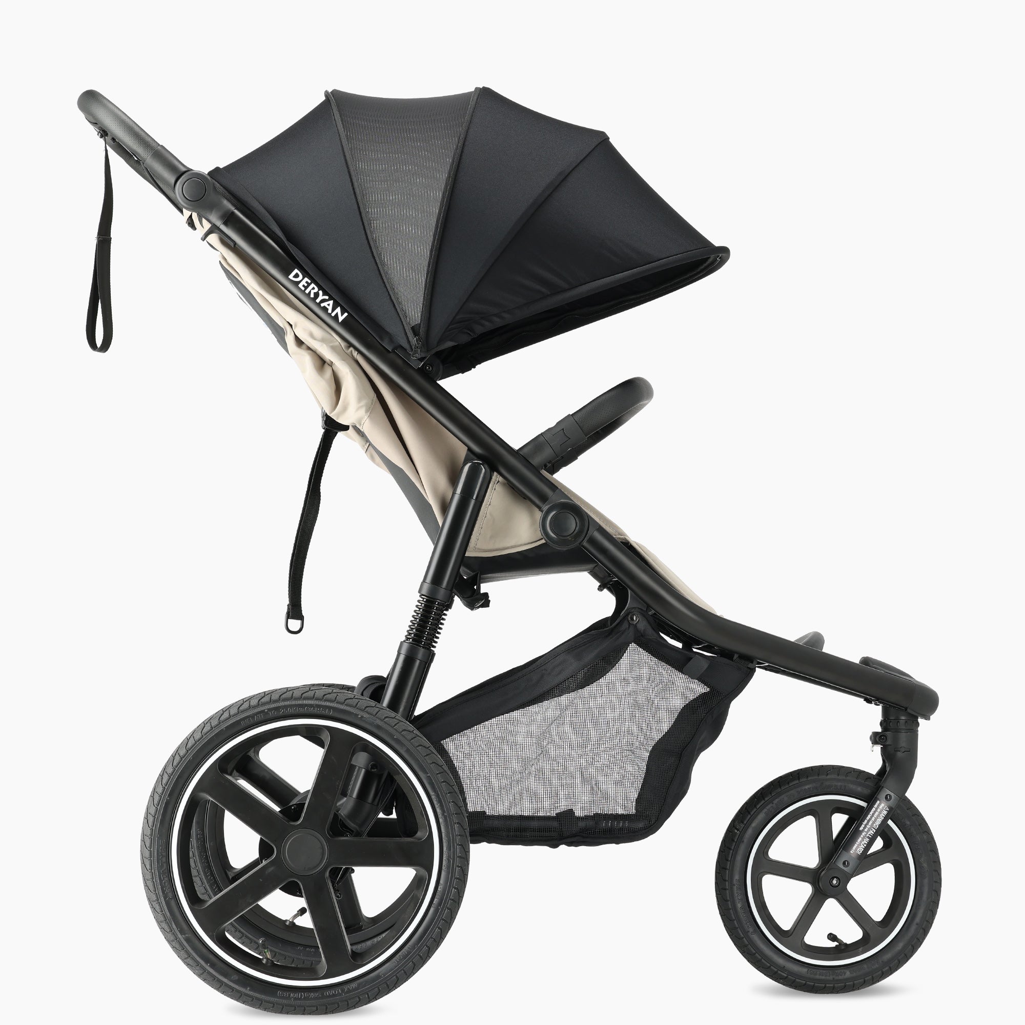 Bolt Hard Running Pram Creme