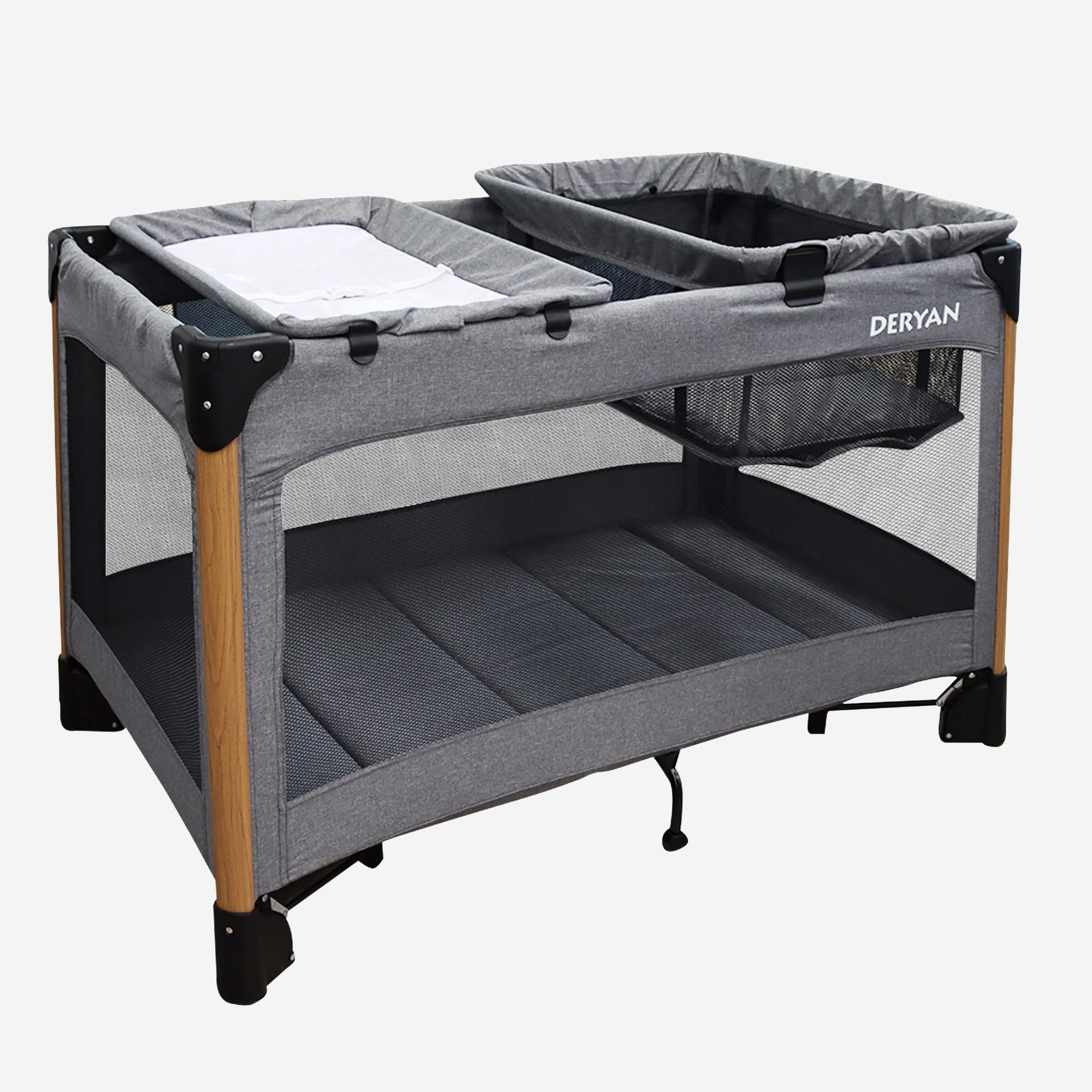 Cama de campismo Fastfold cinzenta