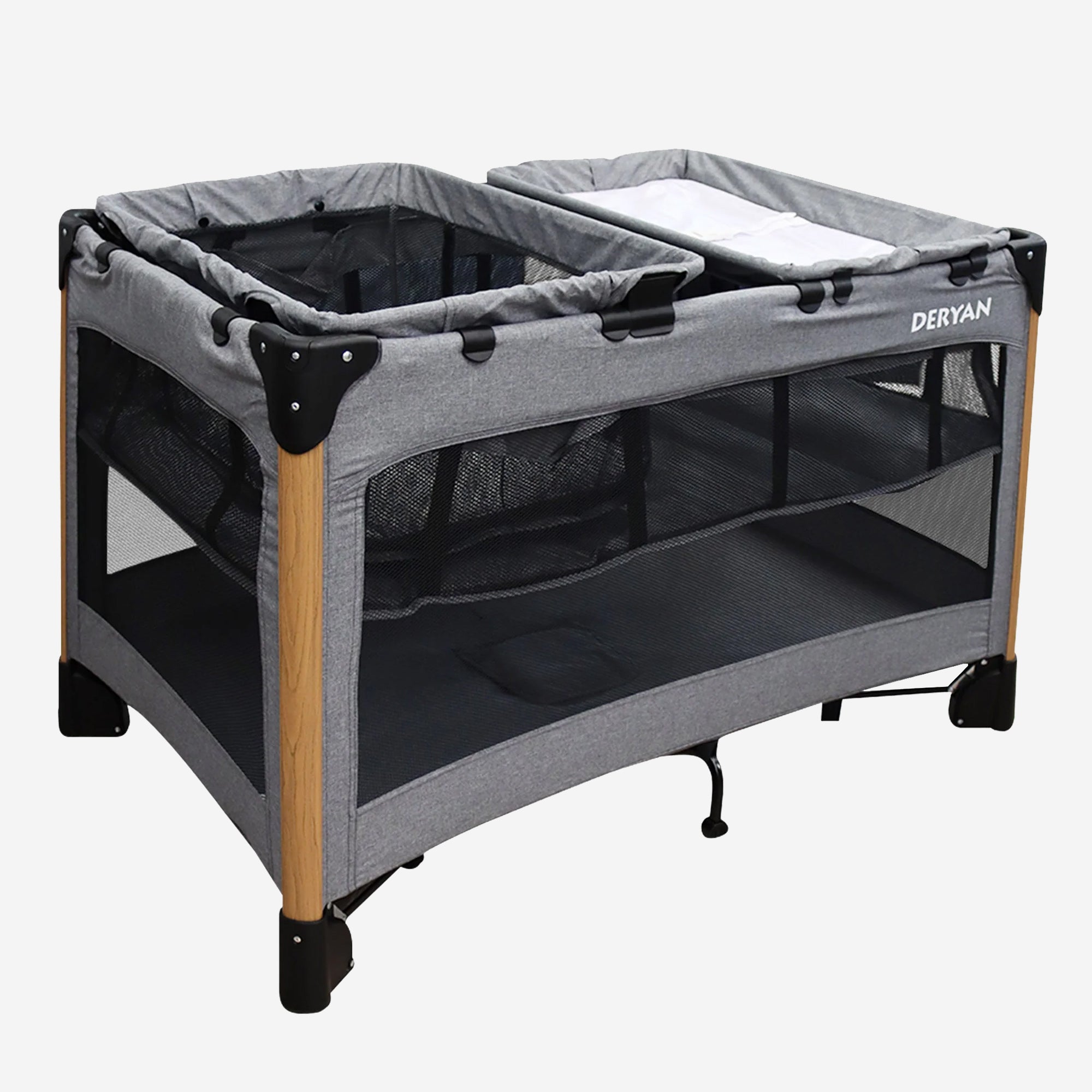 Cama de campismo Fastfold cinzenta