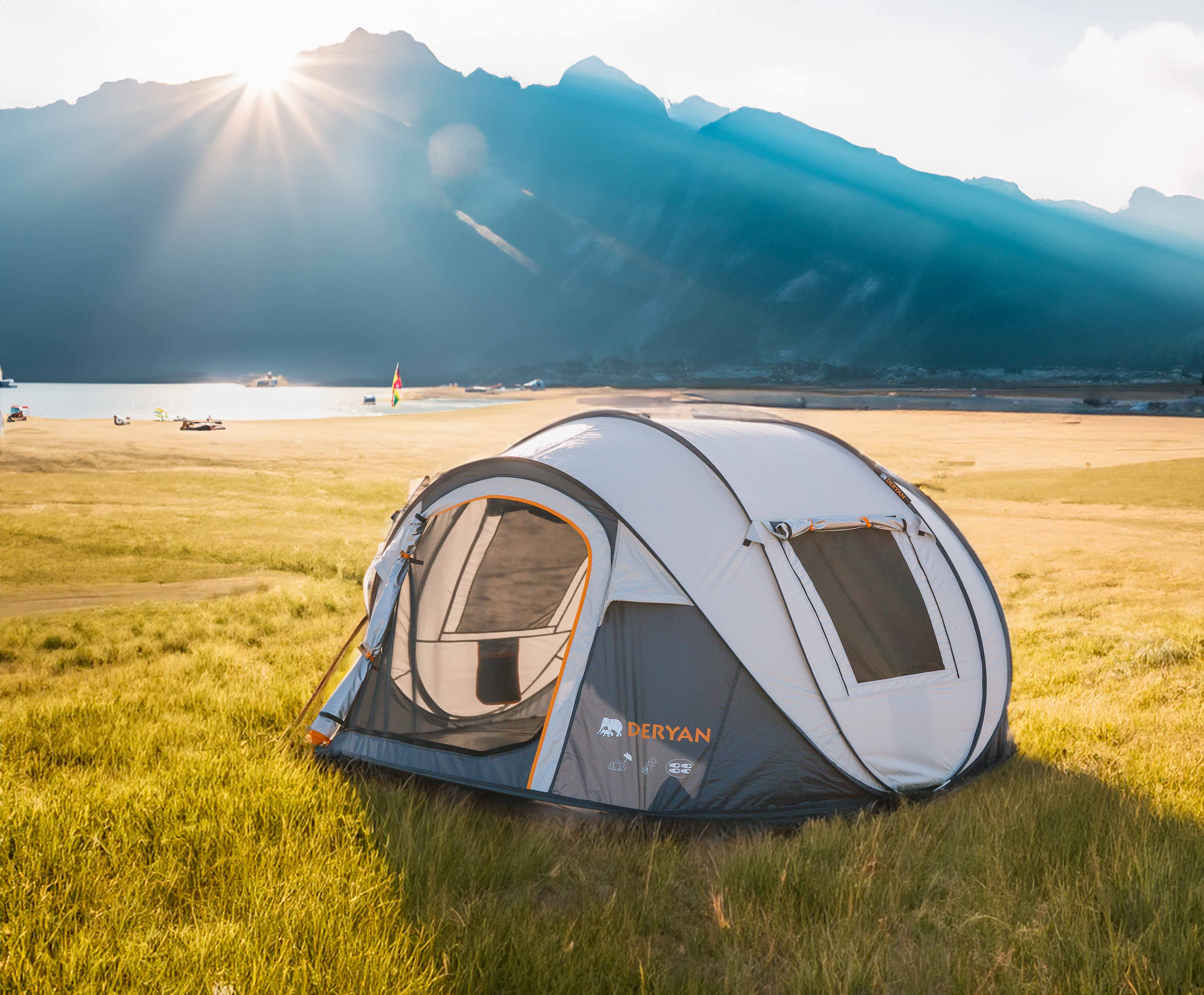 Tenda Pop Up - 2000MM coluna de água - Creme