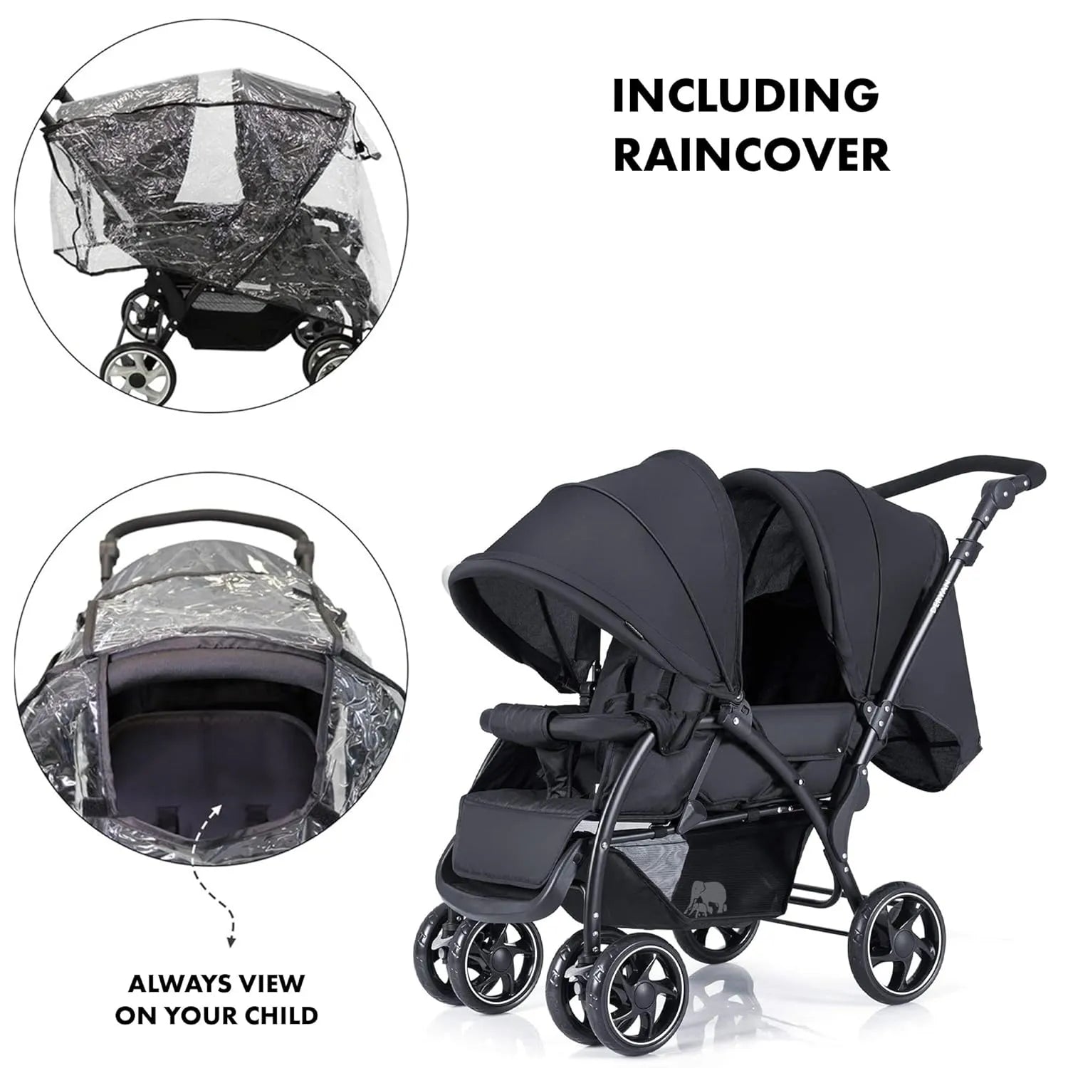 Elena duo buggy preto