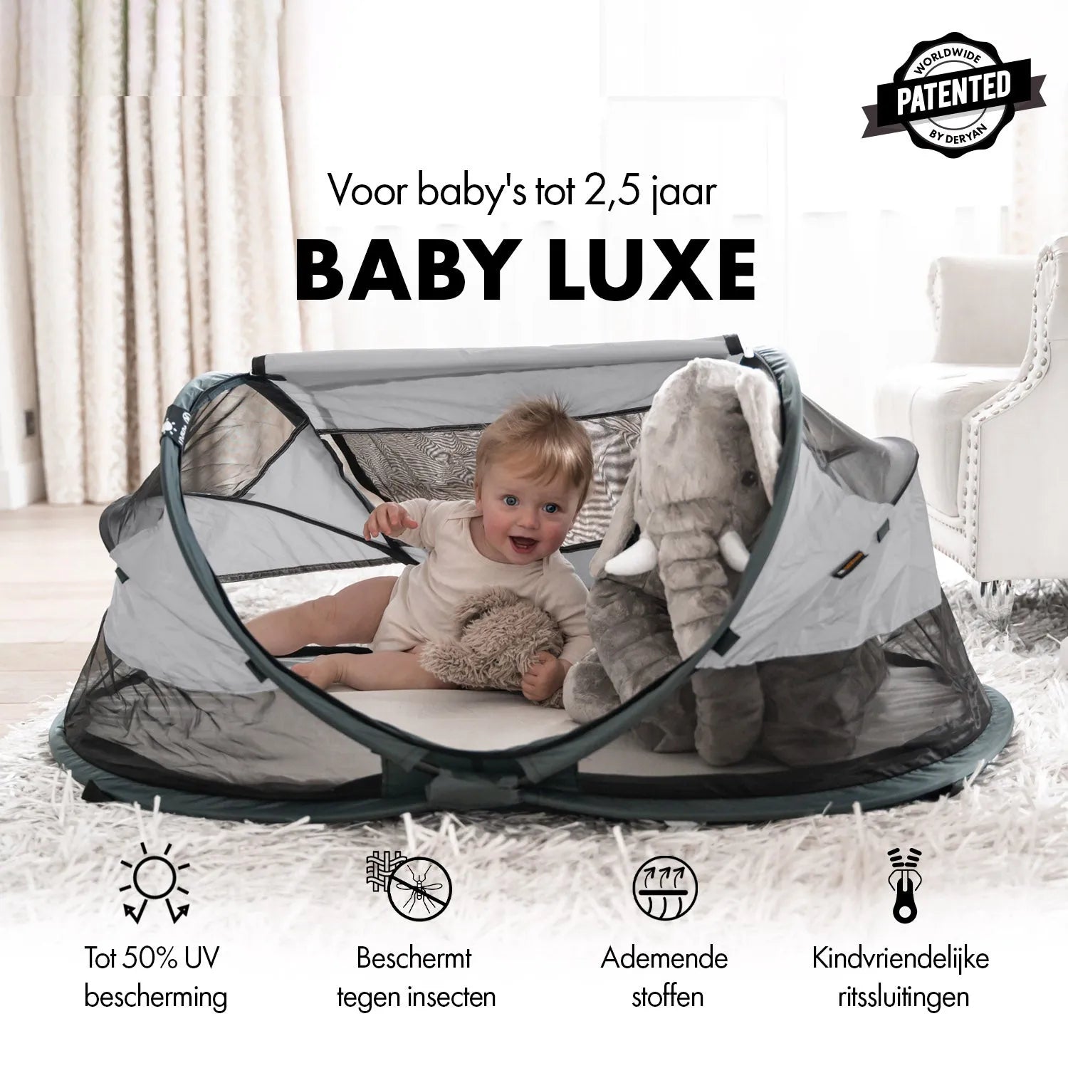 <tc>Baby Luxe</tc> Sølv